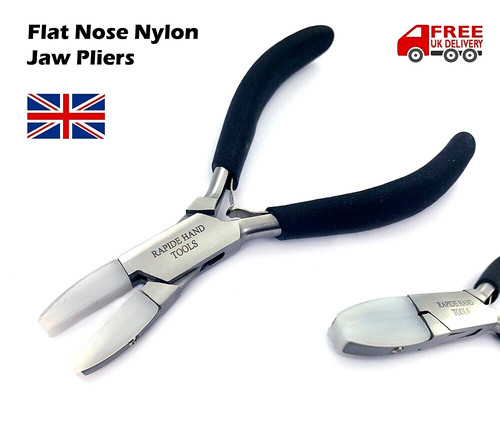 Flat nose pliers nylon jaws - nose,