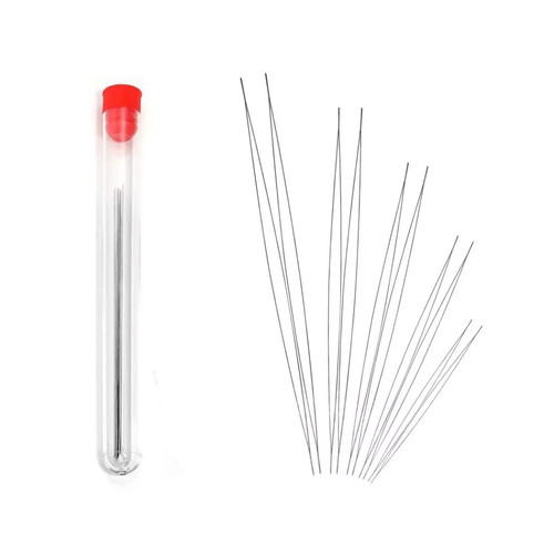 10pcs big eye beading needles - 10pcs,