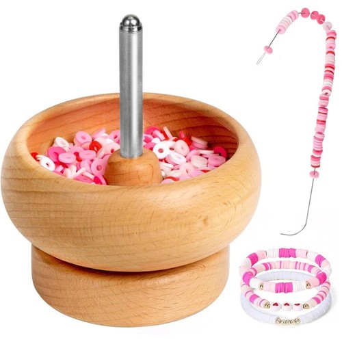 Wooden bead spinner - wooden, with