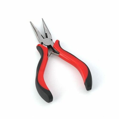 Red chain nosed pliers - pliers,