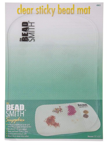 Clear sticky bead mat - sticky, 7.5"x
