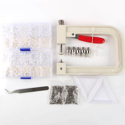 Beading machine pearl inlay - machine,
