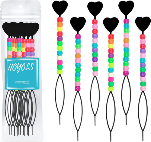 Hair beading tool with - beading,