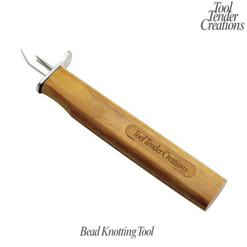 Bead knotting tool wooden - knotting,