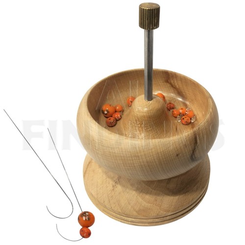 Wooden bead spinning - bead,