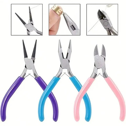 Jewellery making pliers - making, set