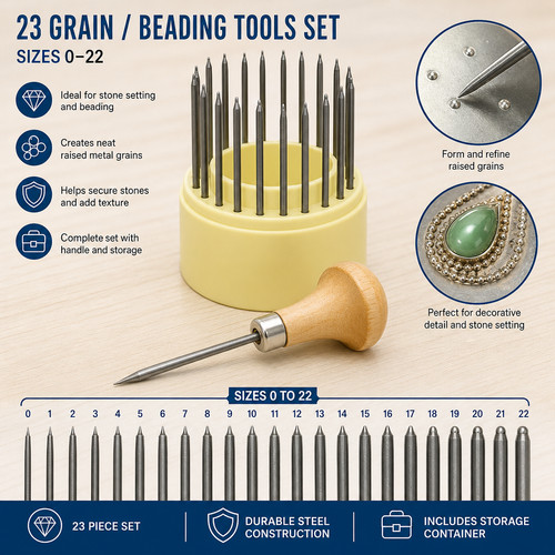 Grain beading tools - tools, 0-22