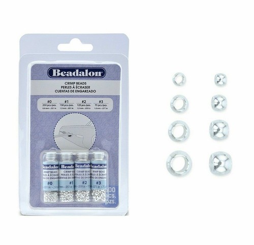 Beadalon crimp bead mix - bead,