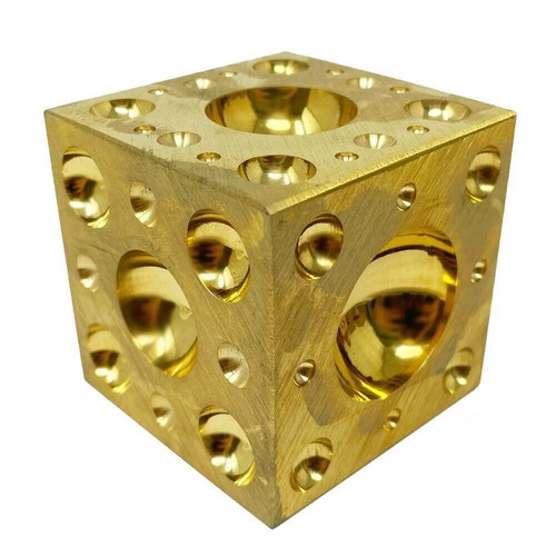 Brass doming dapping block - doming,