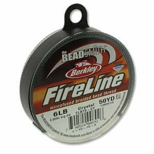 Fireline 6lb crystal beading - fireline,
