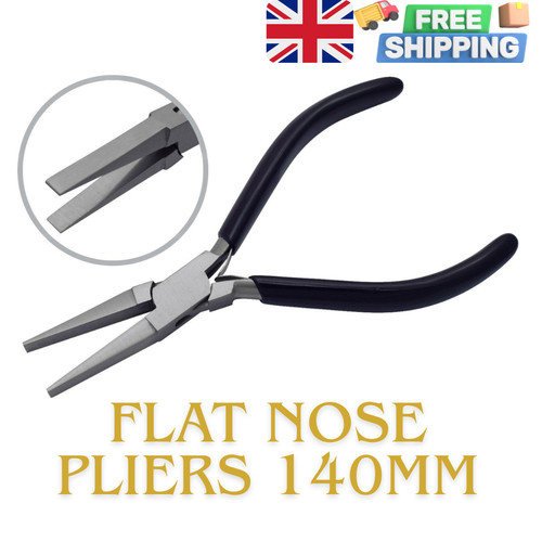 Long flat nose pliers 140mm - nose,